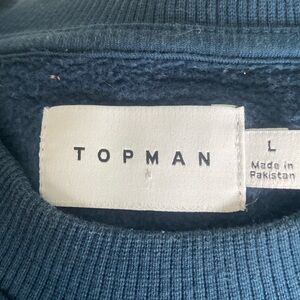 Top man large sweatshirt